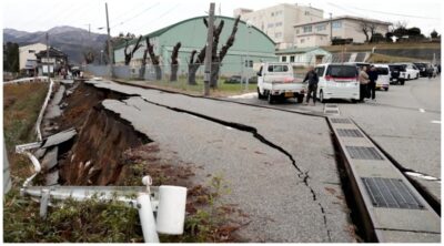 जापानमा ७.६ रेक्टरको शक्तिशाली भूकम्प, सुनामीको चेतावनी